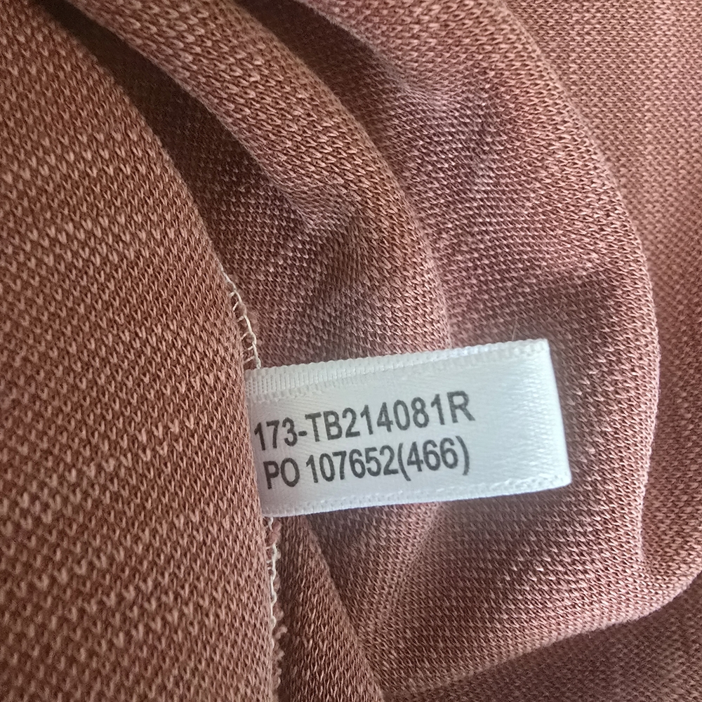 Tommy Bahama Modal Blend Polo Shirt XL Heathered Salmon Gray Golf Travel Preppy - Picture 11 of 13